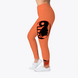 On Fleek Cosmetics OFC Seal Logo Leggings - Pink Logo
