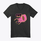 On Fleek Cosmetics HairBlown Logo (Pink Hair) Premium V-Neck Tee