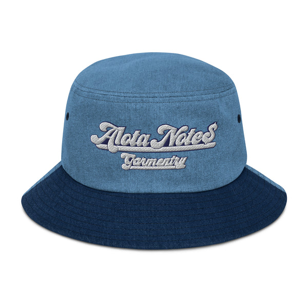 Alota Note$ Denim Bucket Hats