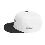 Alota Note$ ‘AN’ White Lettermark Snapback Otto Cap 125-978