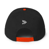 Alota Note$ ‘AN’ White Lettermark Snapback Otto Cap 125-978