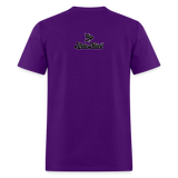 Alota Note$ Black Lettermark Unisex Classic T-Shirt - purple