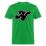 Alota Note$ Black Lettermark Unisex Classic T-Shirt - bright green