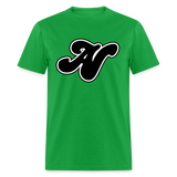 Alota Note$ Black Lettermark Unisex Classic T-Shirt - bright green