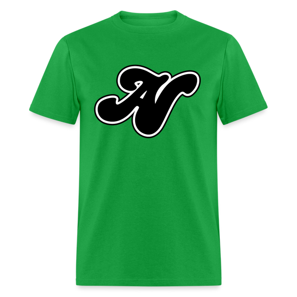 Alota Note$ Black Lettermark Unisex Classic T-Shirt - bright green