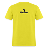 Alota Note$ Black Lettermark Unisex Classic T-Shirt - yellow