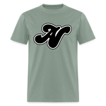 Alota Note$ Black Lettermark Unisex Classic T-Shirt - sage