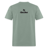 Alota Note$ Black Lettermark Unisex Classic T-Shirt - sage