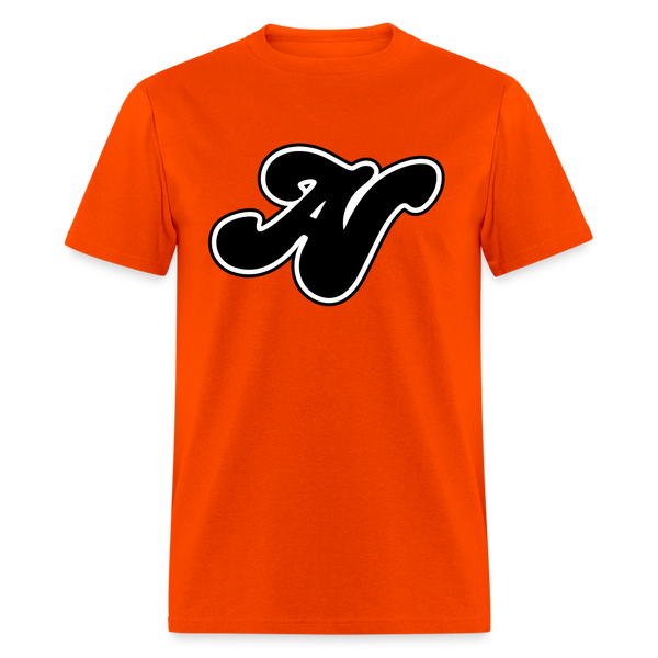 Alota Note$ Black Lettermark Unisex Classic T-Shirt - orange