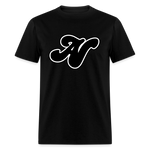 Alota Note$ Black Lettermark Unisex Classic T-Shirt - black