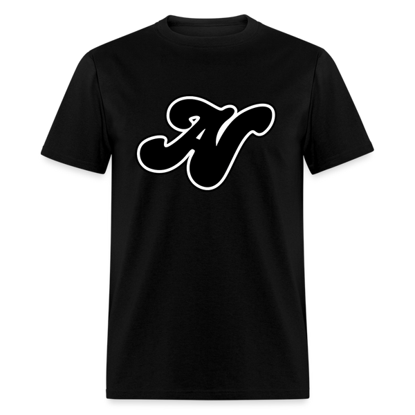 Alota Note$ Black Lettermark Unisex Classic T-Shirt - black