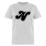 Alota Note$ Black Lettermark Unisex Classic T-Shirt - heather gray