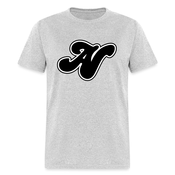 Alota Note$ Black Lettermark Unisex Classic T-Shirt - heather gray