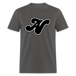 Alota Note$ Black Lettermark Unisex Classic T-Shirt - charcoal