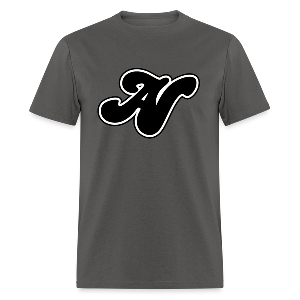 Alota Note$ Black Lettermark Unisex Classic T-Shirt - charcoal