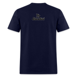 Alota Note$ Black Lettermark Unisex Classic T-Shirt - navy