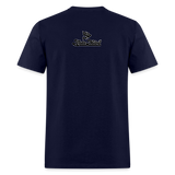 Alota Note$ Black Lettermark Unisex Classic T-Shirt - navy