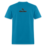 Alota Note$ Black Lettermark Unisex Classic T-Shirt - turquoise