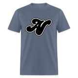 Alota Note$ Black Lettermark Unisex Classic T-Shirt - denim