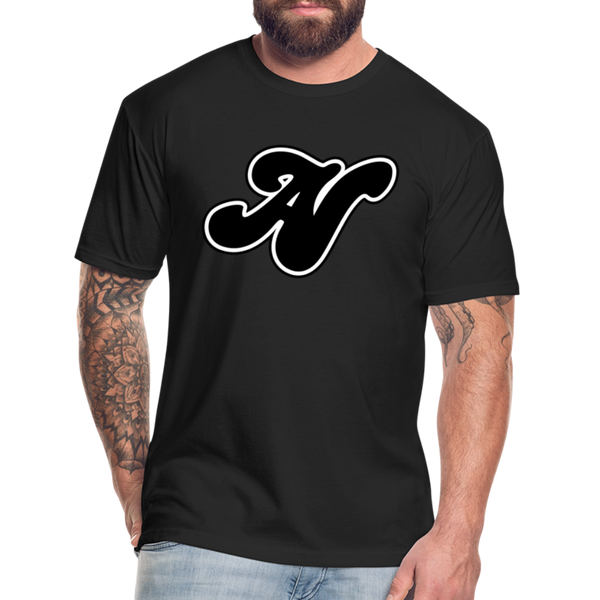 Alota Note$ Black Lettermark x Icon/Wordmark Men's T-Shirt - black