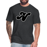 Alota Note$ Black Lettermark x Icon/Wordmark Men's T-Shirt - heather black