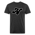 Alota Note$ Black Lettermark x Icon/Wordmark Men's T-Shirt - heather black