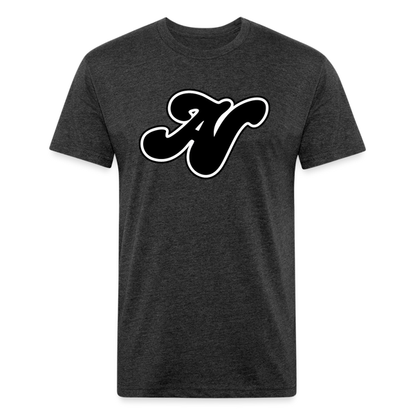 Alota Note$ Black Lettermark x Icon/Wordmark Men's T-Shirt - heather black