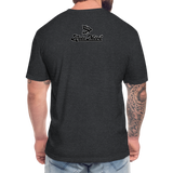 Alota Note$ Black Lettermark x Icon/Wordmark Men's T-Shirt - heather black