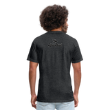 Alota Note$ Black Lettermark x Icon/Wordmark Men's T-Shirt - heather black