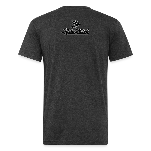 Alota Note$ Black Lettermark x Icon/Wordmark Men's T-Shirt - heather black