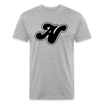 Alota Note$ Black Lettermark x Icon/Wordmark Men's T-Shirt - heather gray