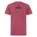 Alota Note$ Black Lettermark x Icon/Wordmark Men's T-Shirt - heather burgundy