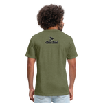 Alota Note$ Black Lettermark x Icon/Wordmark Men's T-Shirt - heather military green