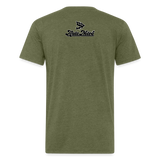 Alota Note$ Black Lettermark x Icon/Wordmark Men's T-Shirt - heather military green