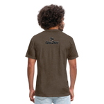 Alota Note$ Black Lettermark x Icon/Wordmark Men's T-Shirt - heather espresso