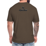 Alota Note$ Black Lettermark x Icon/Wordmark Men's T-Shirt - heather espresso