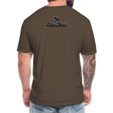 Alota Note$ Black Lettermark x Icon/Wordmark Men's T-Shirt - heather espresso