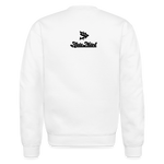 Alota Note$ Lettermark + Icon/Wordmark Unisex Crewneck Sweatshirt - white