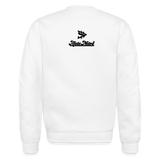 Alota Note$ Lettermark + Icon/Wordmark Unisex Crewneck Sweatshirt - white