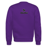 Alota Note$ Lettermark + Icon/Wordmark Unisex Crewneck Sweatshirt - purple