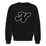 Alota Note$ Lettermark + Icon/Wordmark Unisex Crewneck Sweatshirt - black