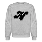 Alota Note$ Lettermark + Icon/Wordmark Unisex Crewneck Sweatshirt - heather gray