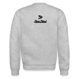 Alota Note$ Lettermark + Icon/Wordmark Unisex Crewneck Sweatshirt - heather gray