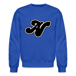 Alota Note$ Lettermark + Icon/Wordmark Unisex Crewneck Sweatshirt - royal blue