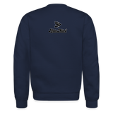 Alota Note$ Lettermark + Icon/Wordmark Unisex Crewneck Sweatshirt - navy