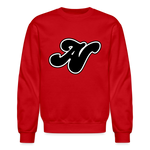 Alota Note$ Lettermark + Icon/Wordmark Unisex Crewneck Sweatshirt - red