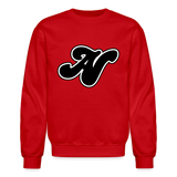 Alota Note$ Lettermark + Icon/Wordmark Unisex Crewneck Sweatshirt - red