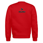 Alota Note$ Lettermark + Icon/Wordmark Unisex Crewneck Sweatshirt - red