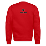 Alota Note$ Lettermark + Icon/Wordmark Unisex Crewneck Sweatshirt - red