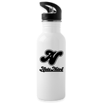 Alota Note$ Garmentry Silver Water Bottle - white